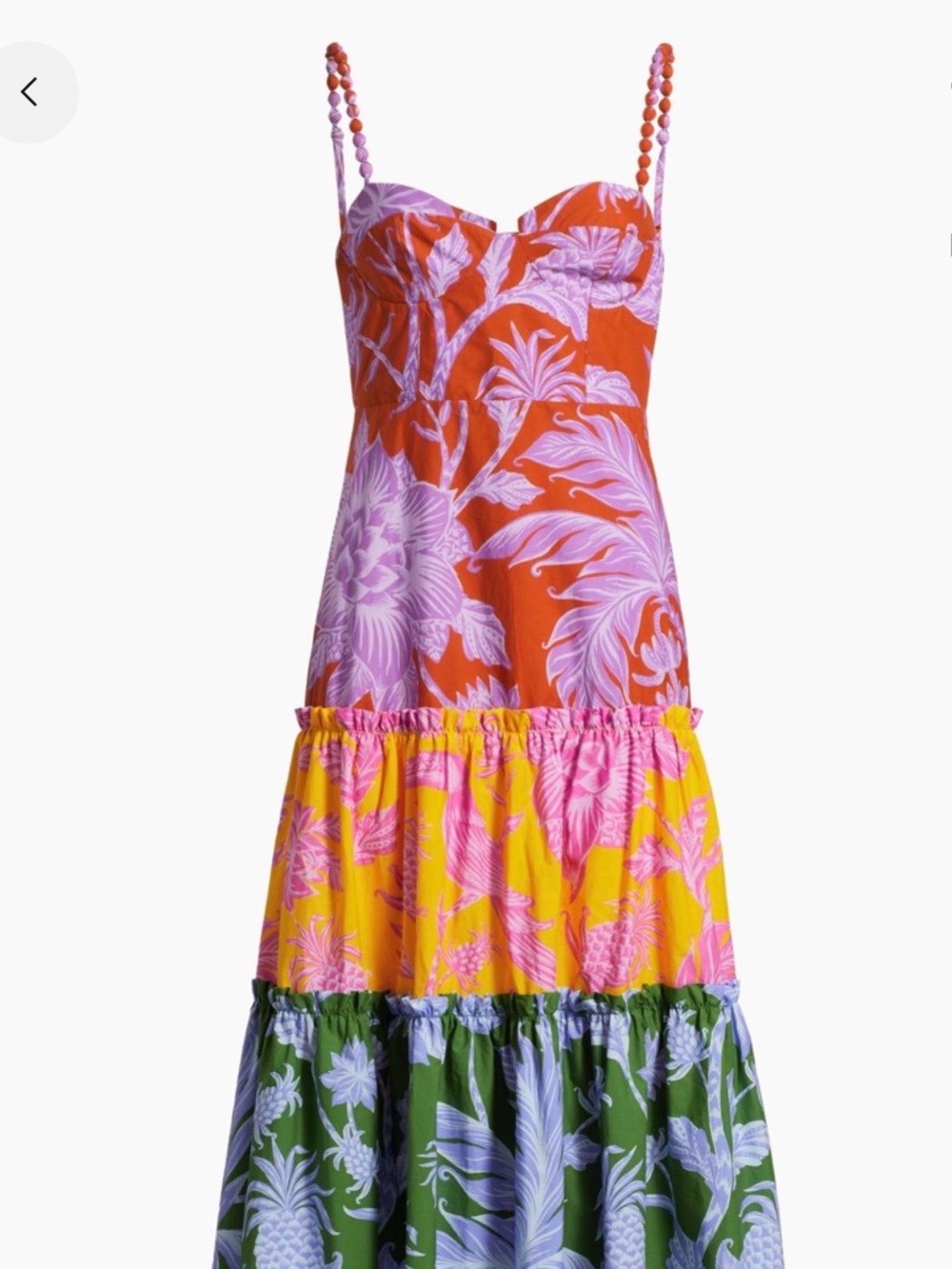 FARM Rio Tropical Swing Midi Dress NWOT - Picture 4 of 6